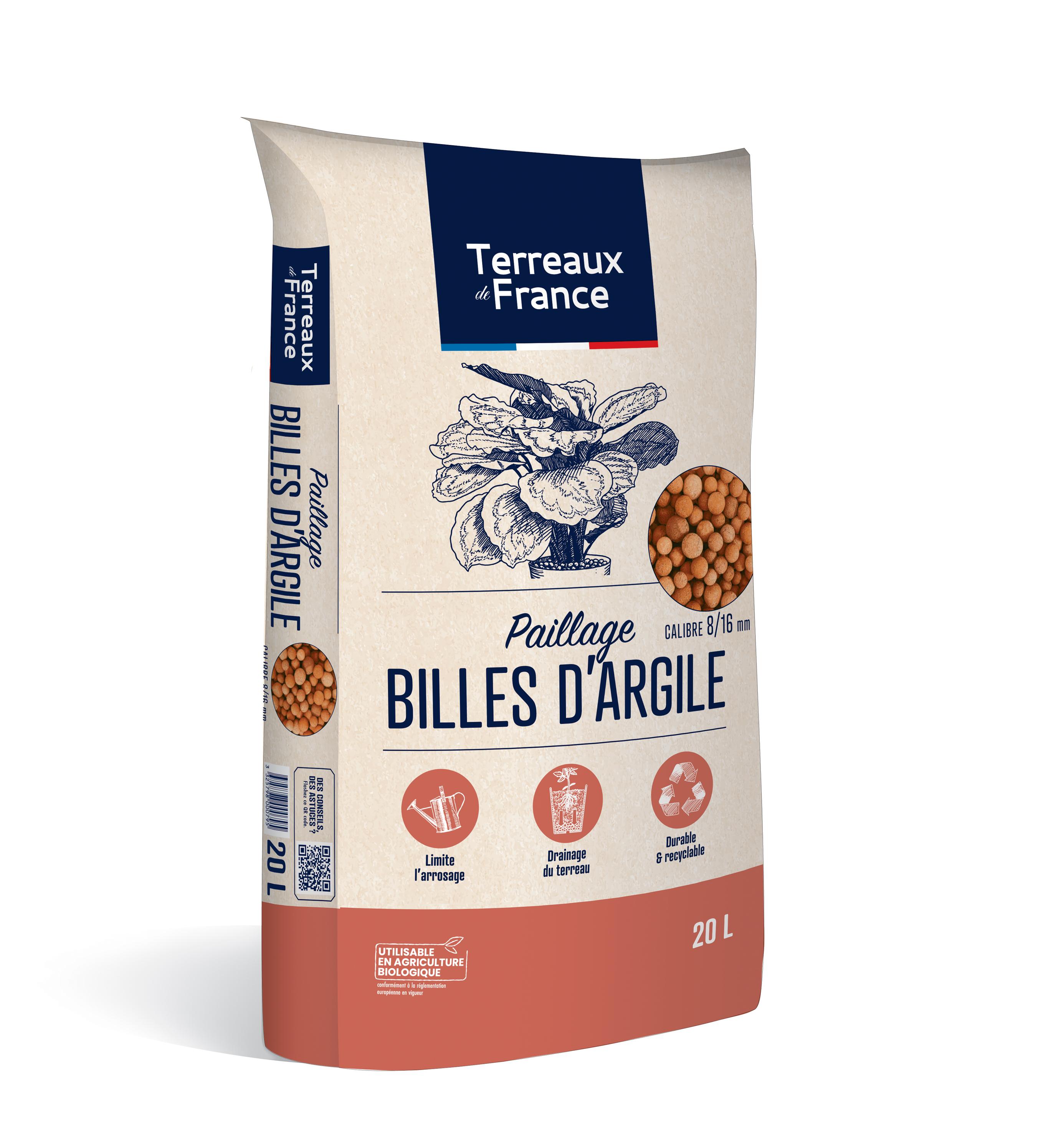 Sac Terreaux de France billes d'argile