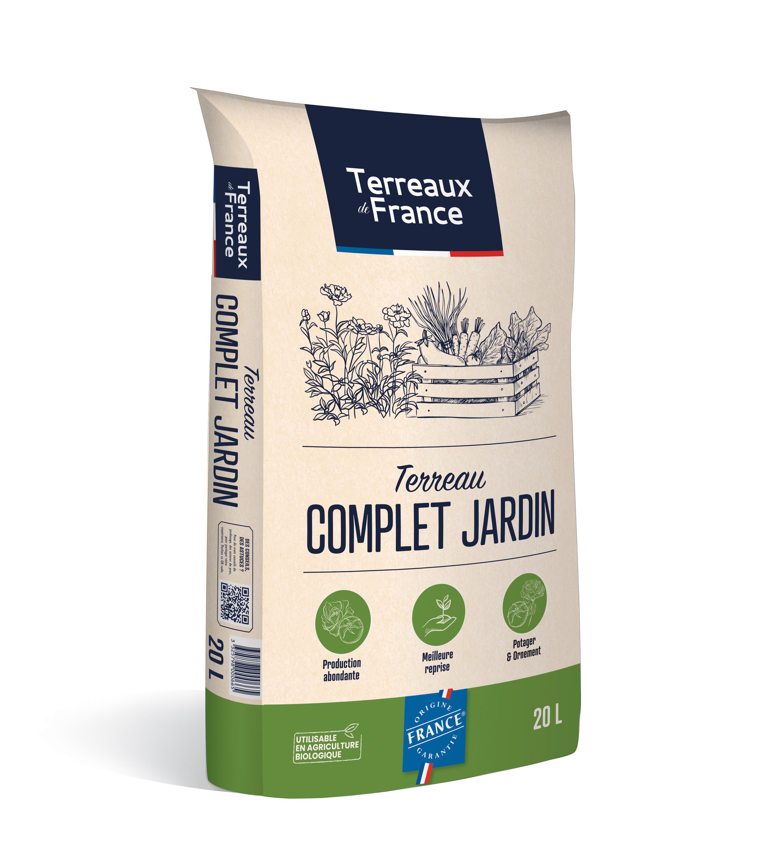 Sac de terreau complet jardin de la marque Terreaux de France 