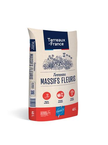 Sac de terreau pour massifs fleuris de la marque Terreaux de France 