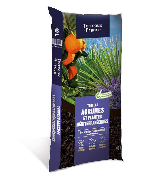 Sac Terreaux de France agrumes et plantes méditerranéennes