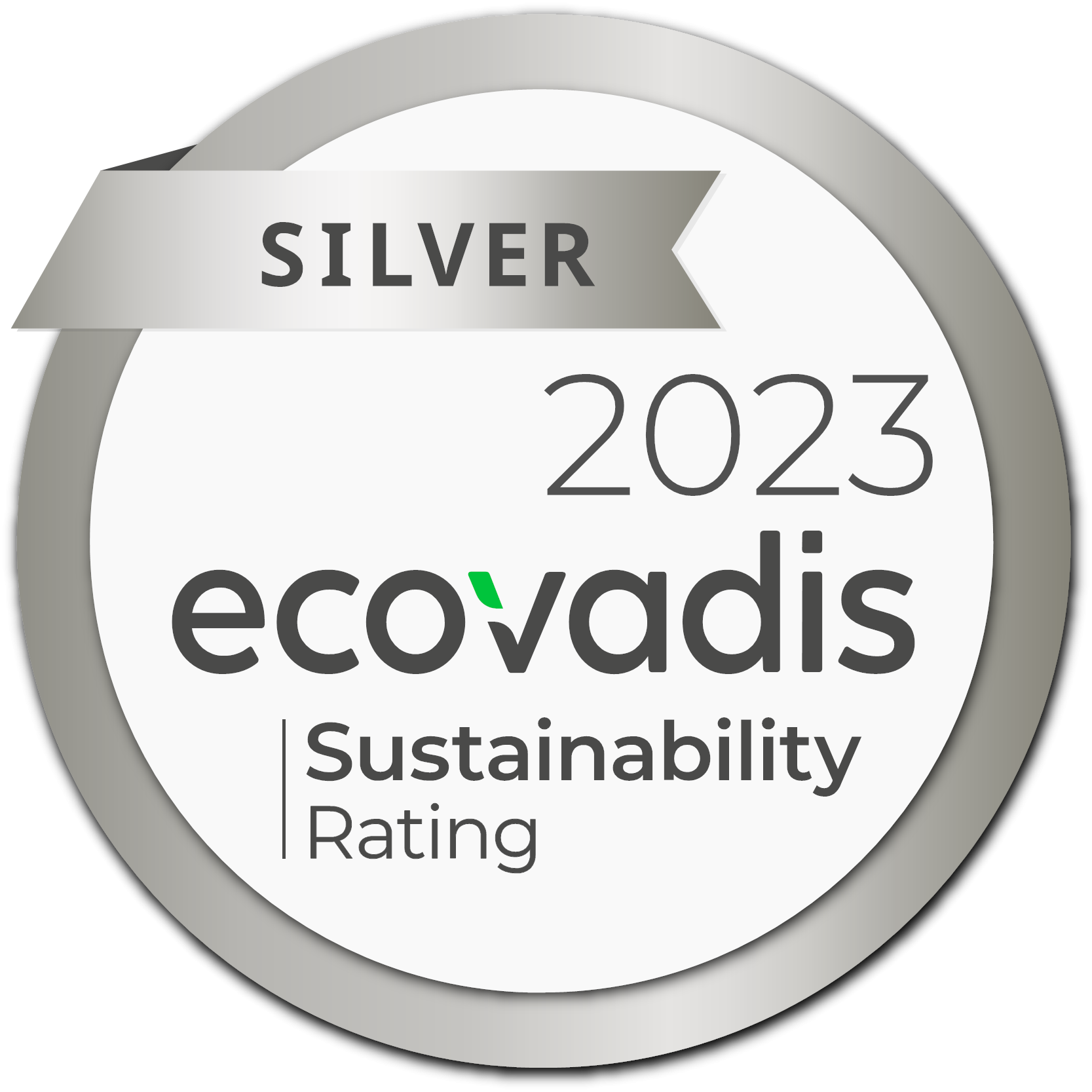 médaille d'argent ecovadis 2023